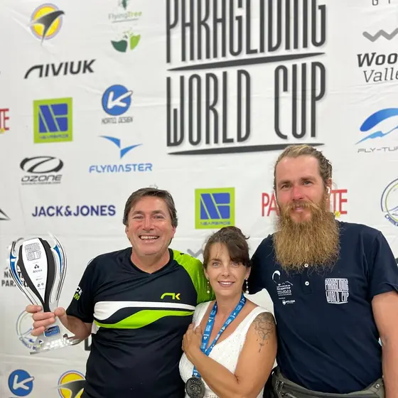 Sky Atlantida pilots at a Paragliding World Cup event